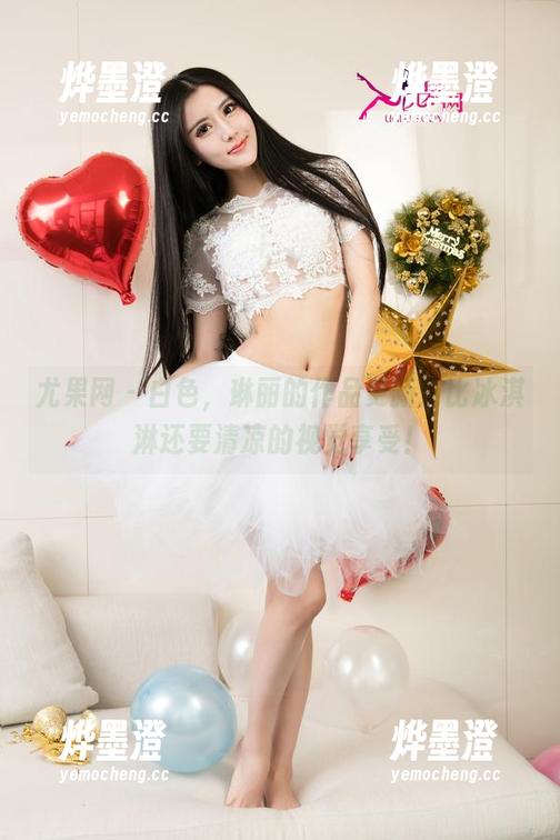 尤果网 - 白色，琳丽的作品更新：比冰淇淋还要清凉的视觉享受！